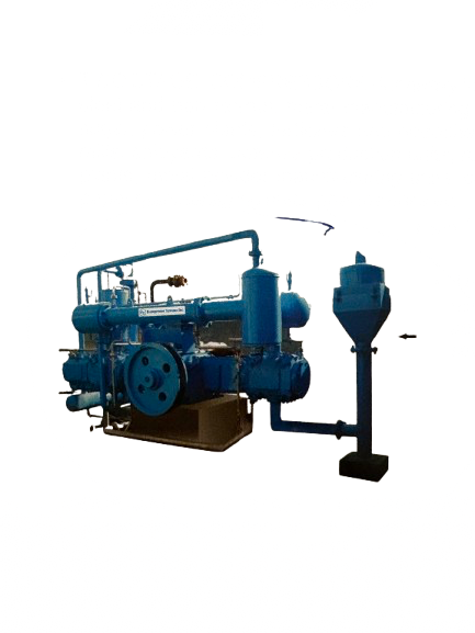 125 HP oil-free high pressure air compressor for PET bottling plant